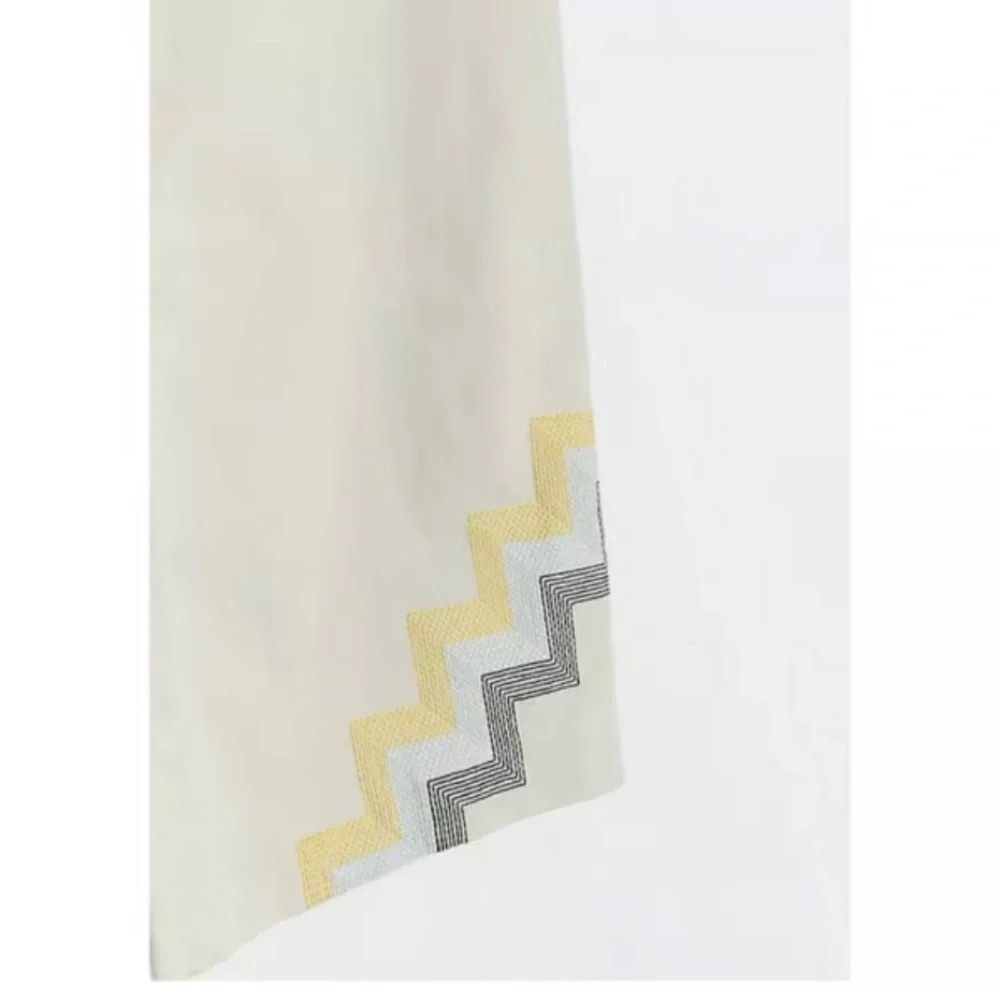 MAEVE BY ANTHROPOLOGIE HALLEE EMBROIDERED WIDE LEG PANTS SZ 10 - NWT - Picture 9 of 12
